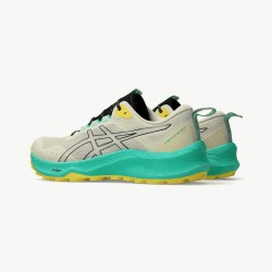 Asics Zapatilla Trail Running Trabuco Terra 3 Blanco Roto Verde Light Dust Hombre