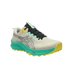 Asics Zapatilla Trail Running Trabuco Terra 3 Blanco Roto Verde Light Dust Hombre