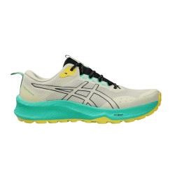 Asics Zapatilla Trail Running Trabuco Terra 3 Blanco Roto Verde Light Dust Hombre