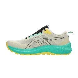 Asics Zapatilla Trail Running Trabuco Terra 3 Blanco Roto Verde Light Dust Hombre