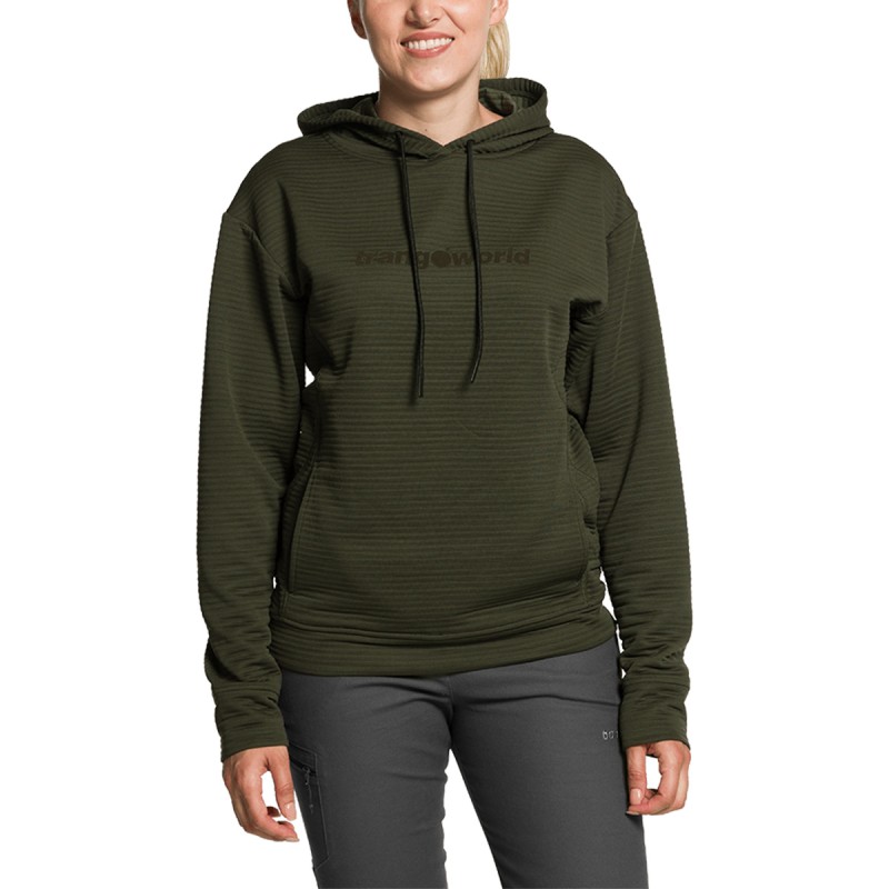 Trangoworld Sudadera Bastilles Verde Oscuro Mujer