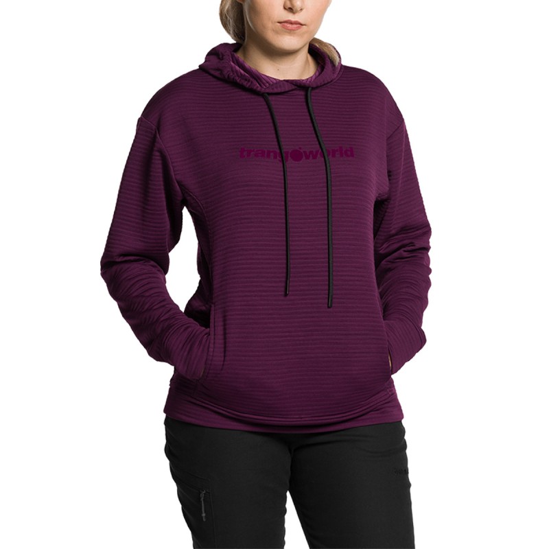 Trangoworld Sudadera Bastilles Morado Mujer