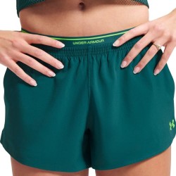 Under Armour Short Running Vanish Woven 3in Verde Green Mujer