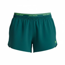 Under Armour Short Running Vanish Woven 3in Verde Green Mujer
