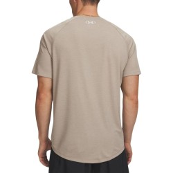Under Armour Camiseta Tech Textured Beige Taupe Hombre