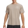 Under Armour Camiseta Tech Textured Beige Taupe Hombre