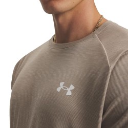 Under Armour Camiseta Tech Textured Beige Taupe Hombre