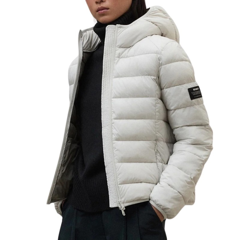 Ecoalf Chaqueta Fibras Atlantic Blanca White Mujer
