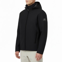 Ecoalf Chaqueta Impermeable Darwin Negra Black Hombre