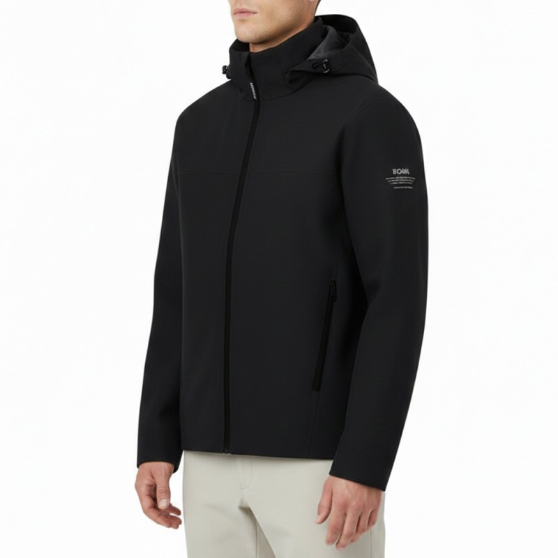 Ecoalf Chaqueta Impermeable Darwin Negra Black Hombre