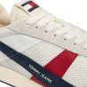 Tommy Hilfiger Zapatilla Casual Retro Runner Archive Open Mesh Blanco Hombre