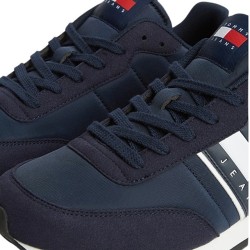 Tommy Hilfiger Zapatilla Casual Core Classic Runner Azul Oscuro Dark Blue Hombre
