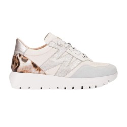 Wonders Zapatilla Casual A-24100 Blanco Roto Hielo Mujer