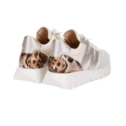 Wonders Zapatilla Casual A-24100 Blanco Roto Hielo Mujer