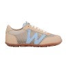 Wonders Zapatilla Casual AP-2101 Beige Azul Mujer