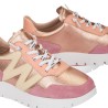 Wonders Zapatilla Casual A-24101 Rosa Cobre Blush Rame Mujer