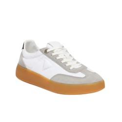 Guess Zapatilla Casual Parlet Blanco Gris Mujer
