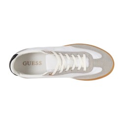 Guess Zapatilla Casual Parlet Blanco Gris Mujer