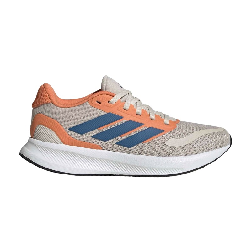 ADIDAS Zapatilla Runfalcon 5 Beige y Naranja Dusky Orange Niño
