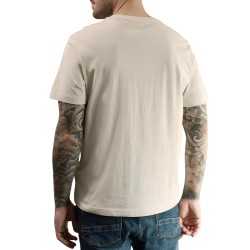 Street One Camiseta Estampado Frontal Beige White Sand Hombre