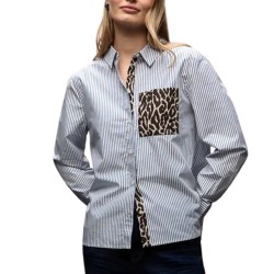 Street One Camisa A Rayas Azul Blanco Mujer