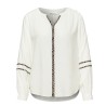 Street One Camisa Tunika Mit Tape-Details Blanco Off White Mujer