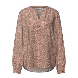 Street One Camisa Leopardo Rosa Marrón Light Apricot Mujer