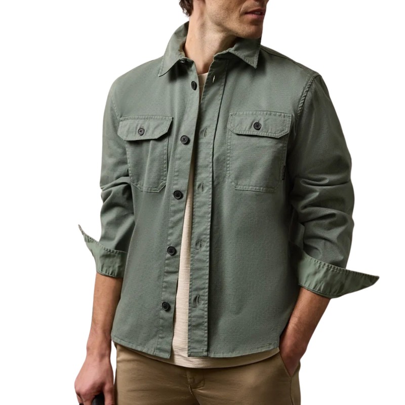 Street One Sobrecamisa Teñida En Prenda Verde Dusty Mint Hombre