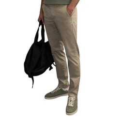 Street One Pantalón Chino Con Cinturilla Elástica Beige Warm Sand Hombre