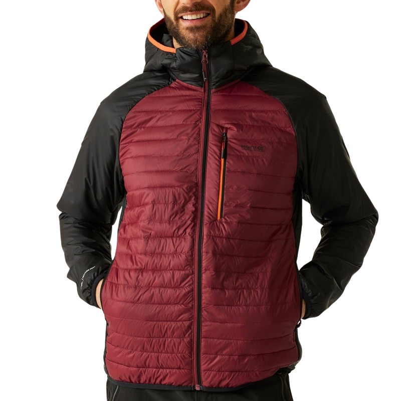 Regatta Chaqueta Fibras Rowak Rojo Negro Hombre