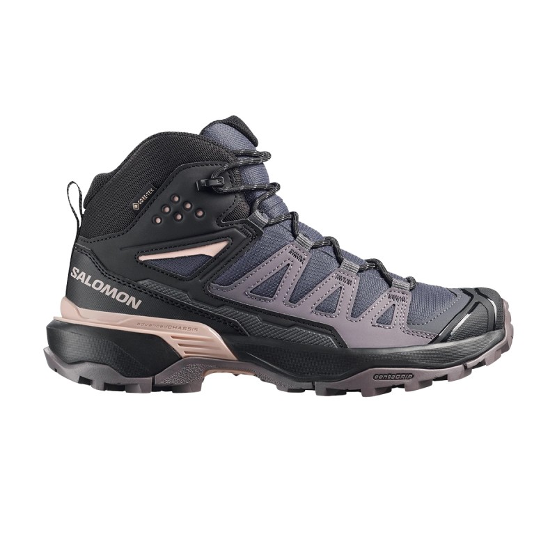 Salomon Bota X Ultra 360 Mid Gtx W 9 Gris Iron Mujer