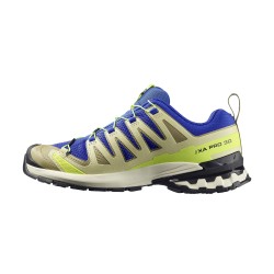 Salomon Zapatilla Trekking Xa Pro 3D V9 Azul Blue Hombre