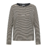 Cecil Camiseta Rayas Melange Azul Marino Beige Mujer