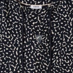 Cecil Camisa Print Azul Mujer