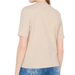 Cecil Camiseta Estampada Beige Mujer
