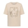 Cecil Camiseta Estampada Beige Mujer