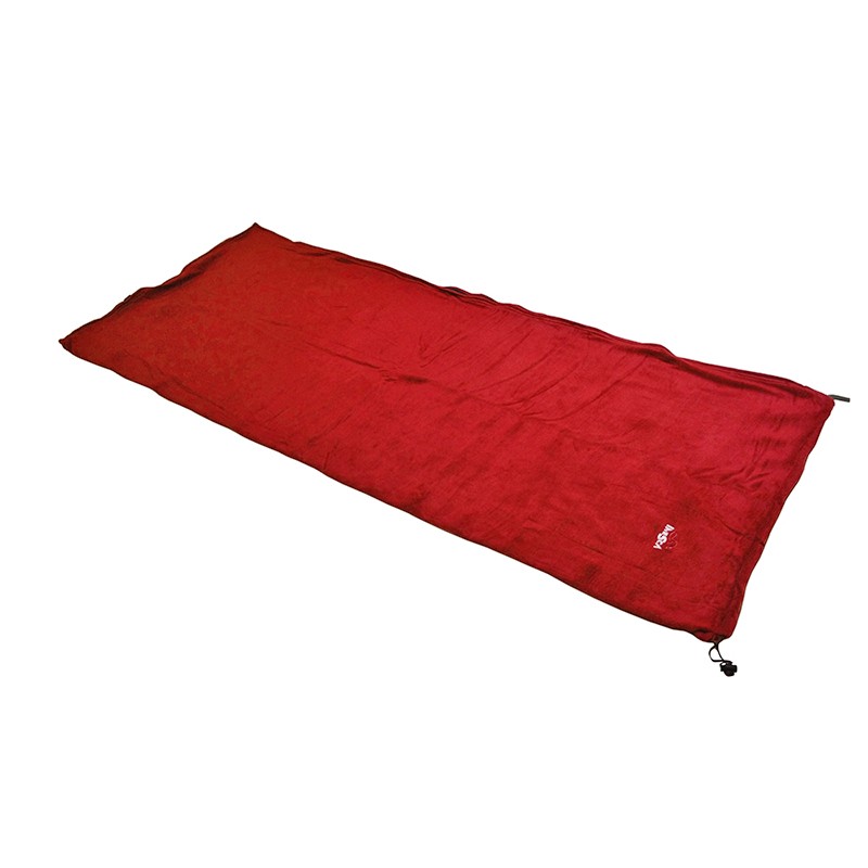 Inesca Acc Acampada Manta Polar Rojo Burdeos
