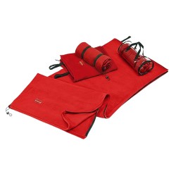 Inesca Acc Acampada Manta Polar Rojo Burdeos
