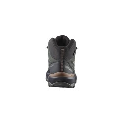 Salomon Bota Trekking X Ultra 360 Mid GTX W Gris Verde Urban Chic Mujer