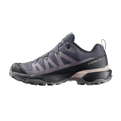 Salomon Zapatilla Trekking X Ultra 360 GTX W 9 Gris Morado Nine Iron Excalibur Mujer