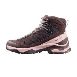 Salomon Bota Quest echo GTX W Marrón Oscuro Rosa Black Coffe Shadow Gray Mujer