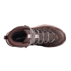 Salomon Bota Quest echo GTX W Marrón Oscuro Rosa Black Coffe Shadow Gray Mujer