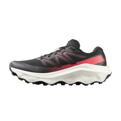 Salomon Zapatilla Trail Running Ultra Flow 2 Negro Rojo Black Vanilla Ice Hombre