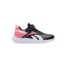 Reebok Zapatilla Deportivas Rush Runner Syn Elastic Lace & Top Strap Negro Rosa Niña