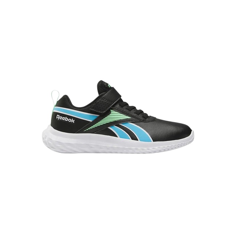 Reebok Zapatilla Deportivas Rush Runner Syn Elastic Lace & Top Strap Negro Niño