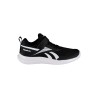 Reebok Zapatilla Deportiva Rush Runner 5 Elastic Lace & Top Strap Negro Blanco Niño