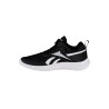 Reebok Zapatilla Deportiva Rush Runner 5 Elastic Lace & Top Strap Negro Blanco Niño