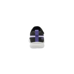 Reebok Zapatilla Deportiva Rush Runner 5 Elastic Lace & Top Strap Negro Morado Niño