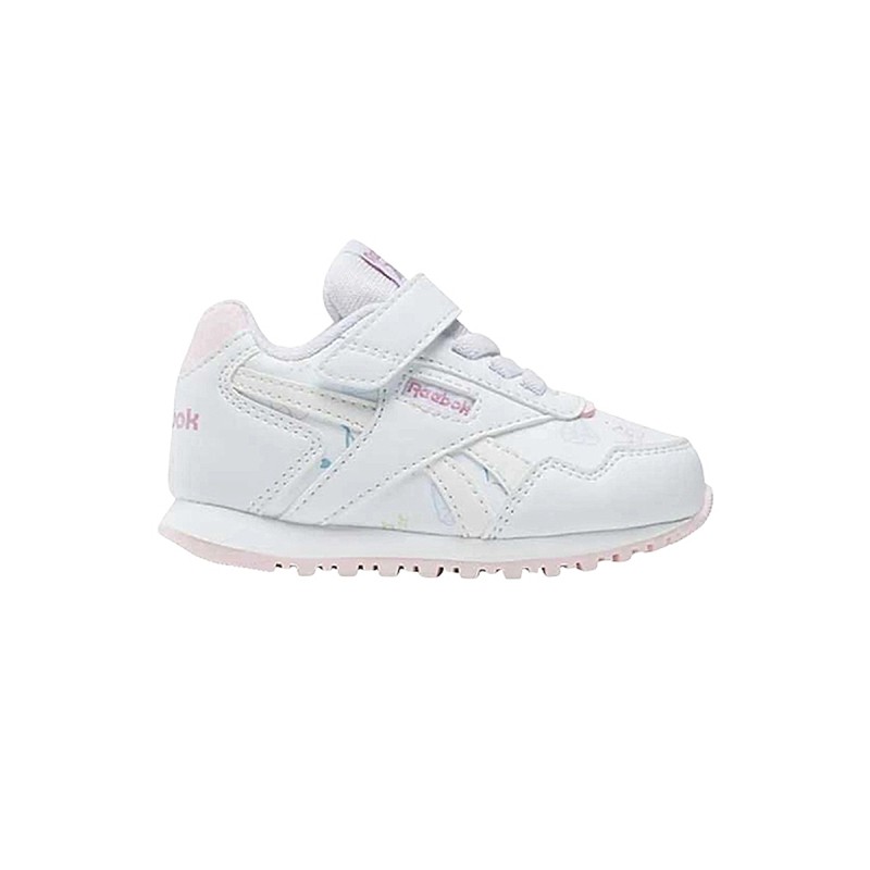 Reebok Zapatilla Deportiva Reebok Glide Elastic Lace & Top Strap Blanco Bebé