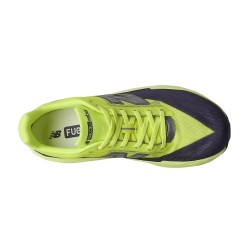New Balance Zapatilla Running Fuelcell Rebel V5 Amarillo Negro Mujer